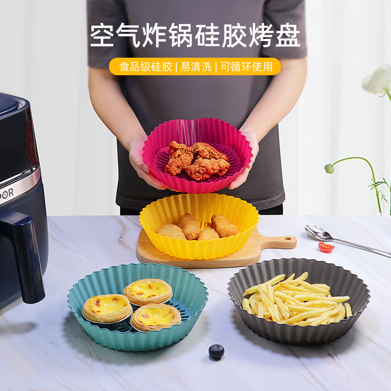 Baking tray oven silicone baking tray home use non-stick deep cake chicken wings fish oil baking tray baking mold