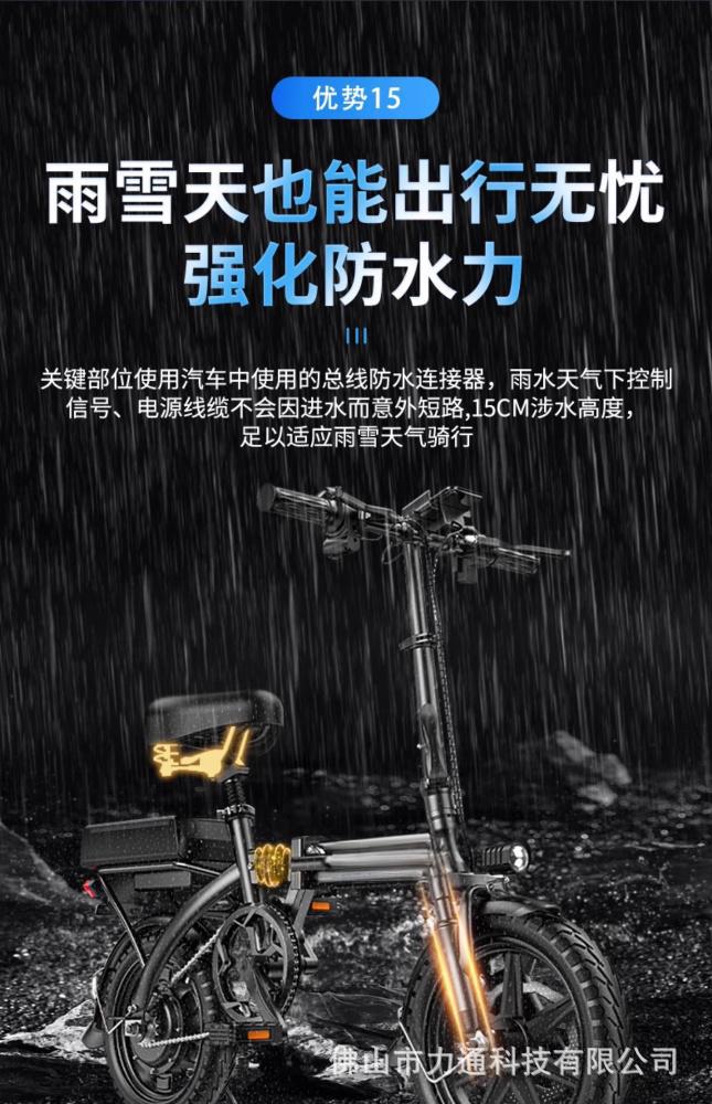 Folding Electric Vehicle Lightweight Portable E-Bike