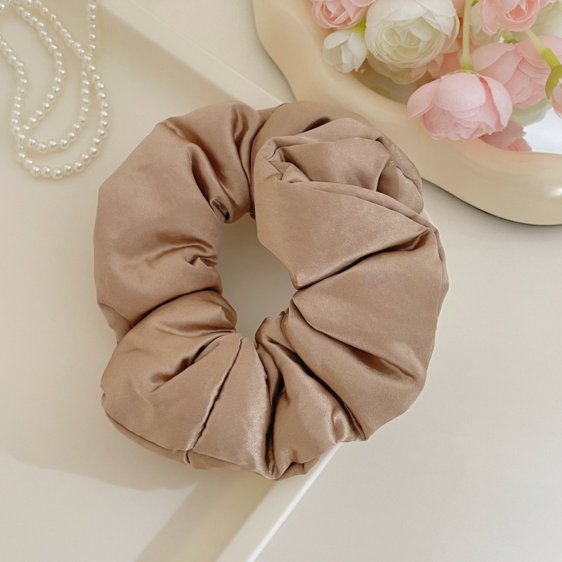 Fan Bingbing con almohada para dormir anillo de cabello de satén femenino cuerda de cabello de intestino grueso temperamento retrógrado cuerda de cabeza de banda de estómago grande