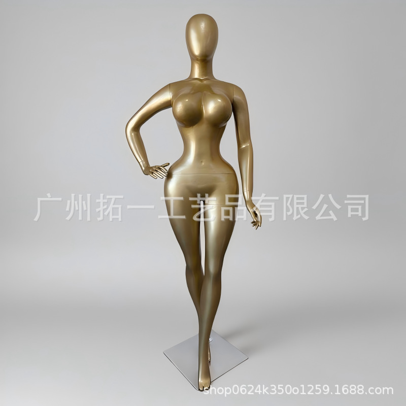 New European and American Large Size Window Display Props Women's Full Body Fake Doll Big Breasts Big Ass Fiberglass Female Model