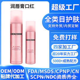 跨境定制润唇膏加工贴牌水果味唇膏出口代加工化妆品OEM