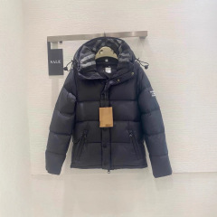 【毒家】B家经典男女同款可拆卸袖羽绒服拼接连帽外套夹克高版本