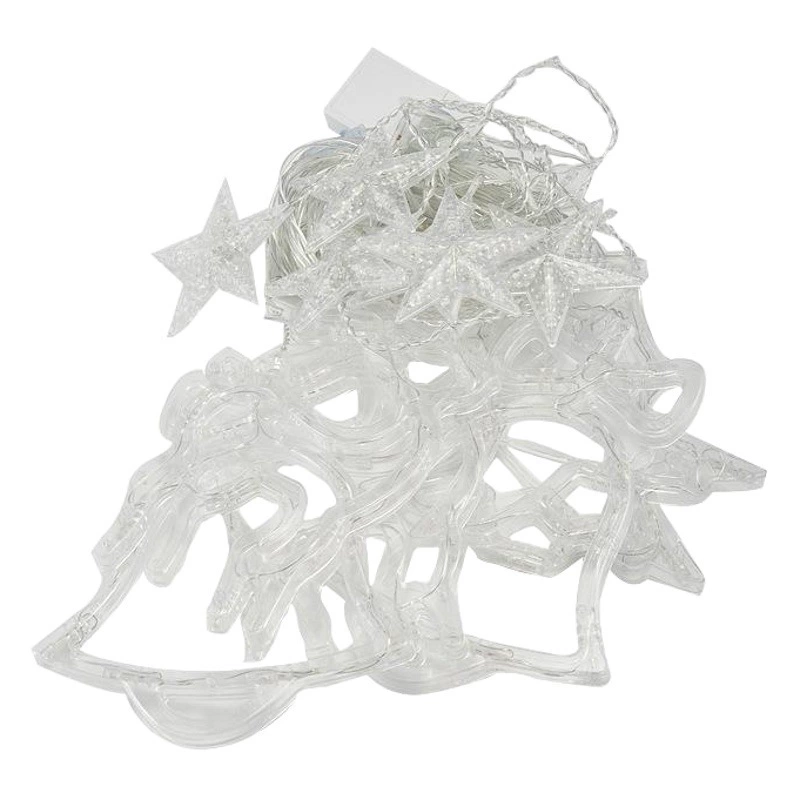 Трансграничные новые светодиодные рождественские оконные светильники для спальни комнаты, украшенные праздничными декоративными фонарями