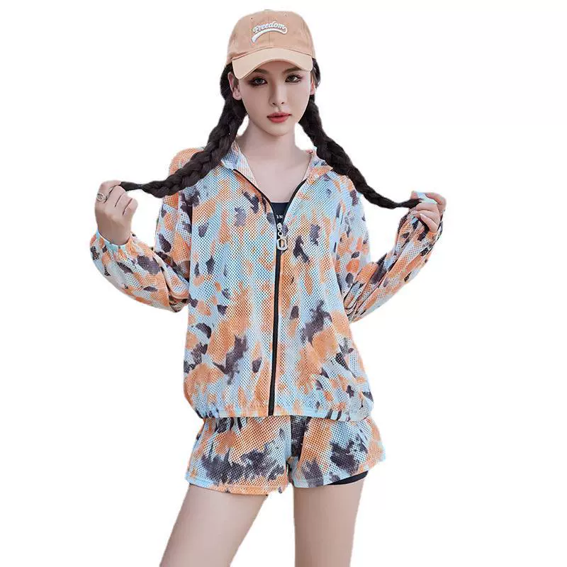 Split swimwear, supporting brand set, 3 piece set