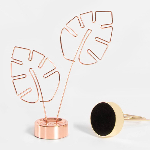 Creative photo storage metal turtle leaf note holder Nordic ins desktop business card display photo ornaments wholesale