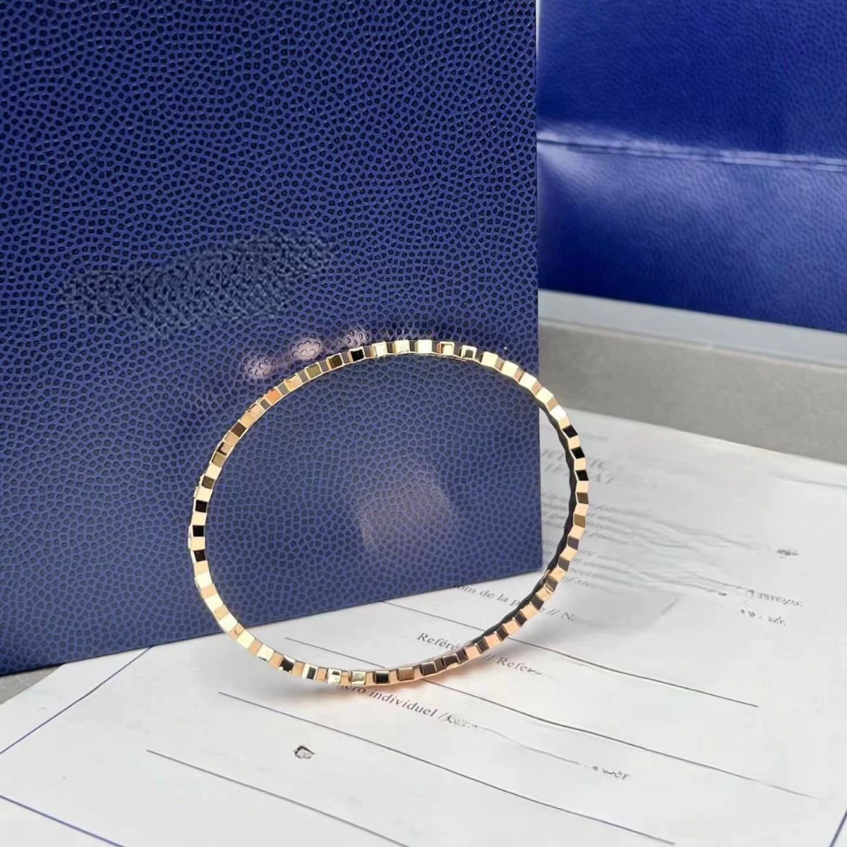 Плетёный браслет с сотами Shangjia, позолота 18K, свет diamonds встраиваются Кондор шестигранное плесса