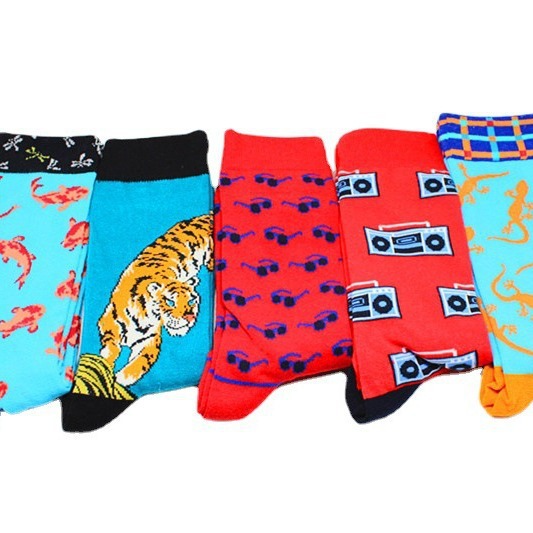 Gran tamaño al por mayor comercio exterior nuevos fabricantes de calcetines de algodón, personalidad de calcetines de algodón de hombre, calcetines de moda de hombre, calcetines transfronterizas