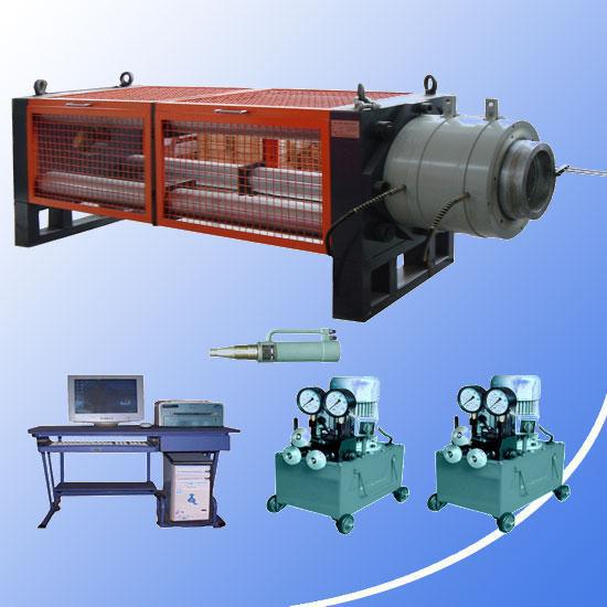 Máquina de prueba de anclaje de carga estática controlada por microcomputadora