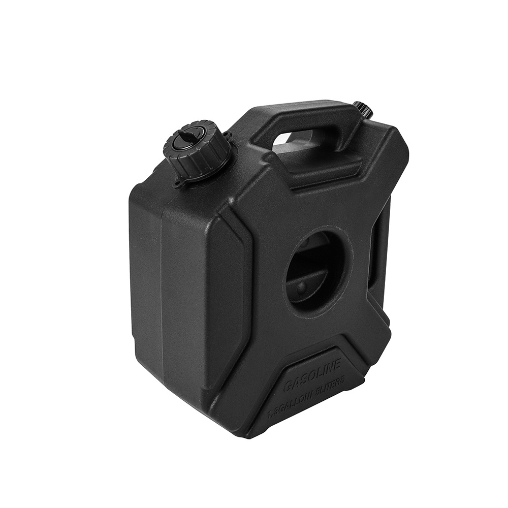 Wholesale car and motorcycle spare fuel tank 5L emergency oil pot with lock diesel gasoline plastic oil drum thickened cross-border
