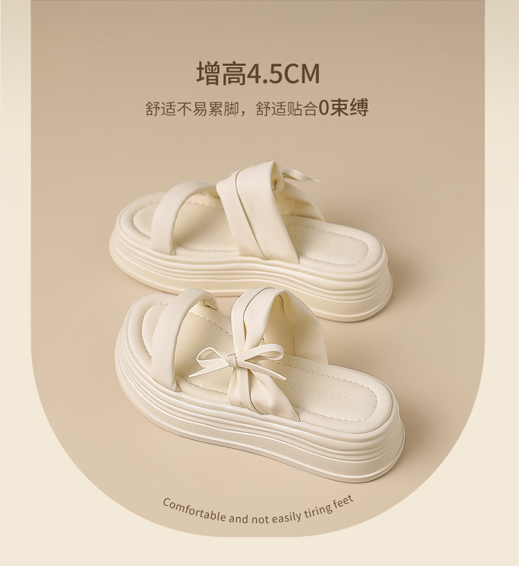 Sandal nữ quai nơ xỏ ngón phong cách tiên nữ — CE19 màu mơ chi tiết 6