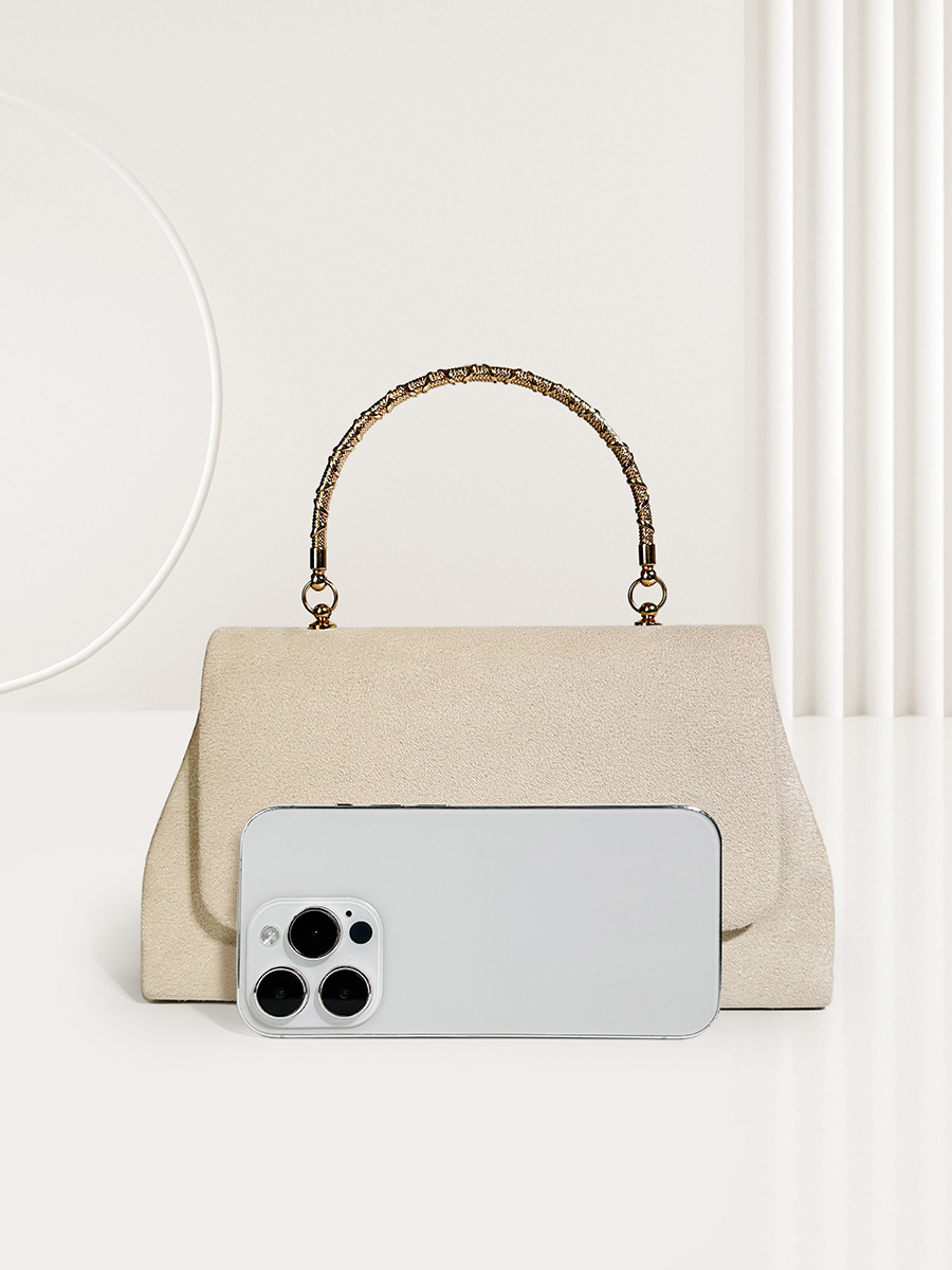 Sac de soirée pour femme en daim de haute qualité, sac à main élégant pour dame, sac de mariée_voghion.com