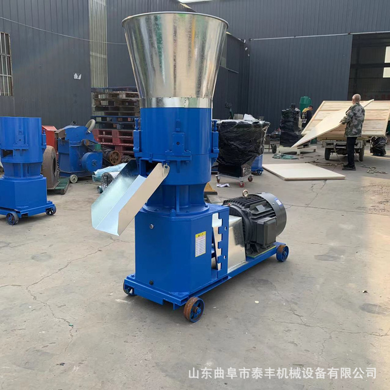 饲料颗粒机 牛羊鸡鸭猪兔颗粒饲料机 家用秸秆造粒机 饲料机械