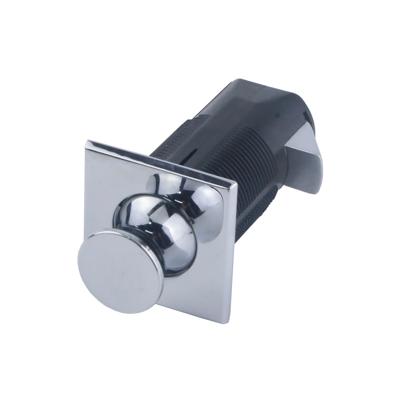 25mm Thick Door Panel Embedded Push Lock for Rvs, Yachts, Furniture, Cabinets, Wall Cabinets, and Drawer Button Lock with Dual Protection