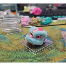 雄狮少年汽车摆件醒狮创意个性车内饰品网红广东特色礼品箴朋