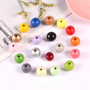 �S�ҁ��R�d��ͯ��10-20MM��ɫľ��ľ�Aľ��ɢ���ľ�鴮��diy���