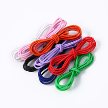 定制高弹乳胶圆形松紧绳彩色橡筋厂家批发童装吊牌皮筋松紧弹力绳