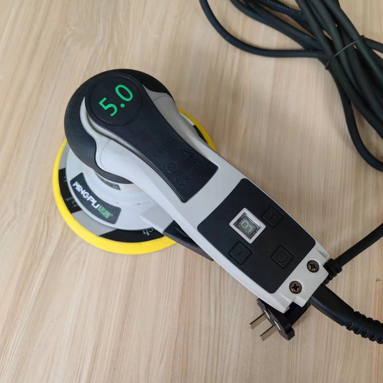 Amoladora seca eléctrica Mingpu Amoladora de coche sin polvo autocebante de 6 pulgadas con escobillas rectificadora de cabeza sin escobillas cuadrada