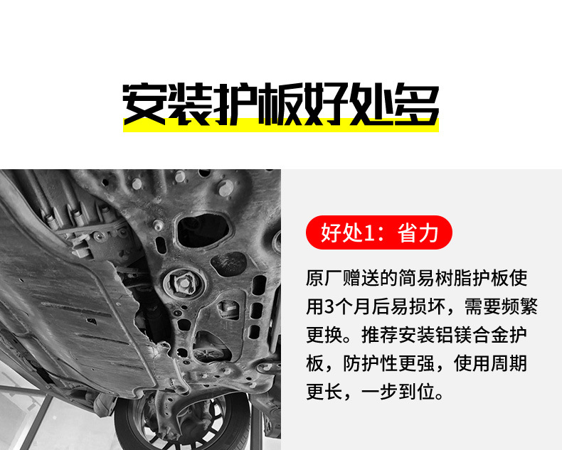 For Haval Menglong 23-26 Battery Motor Chassis Full Car Protection Plate