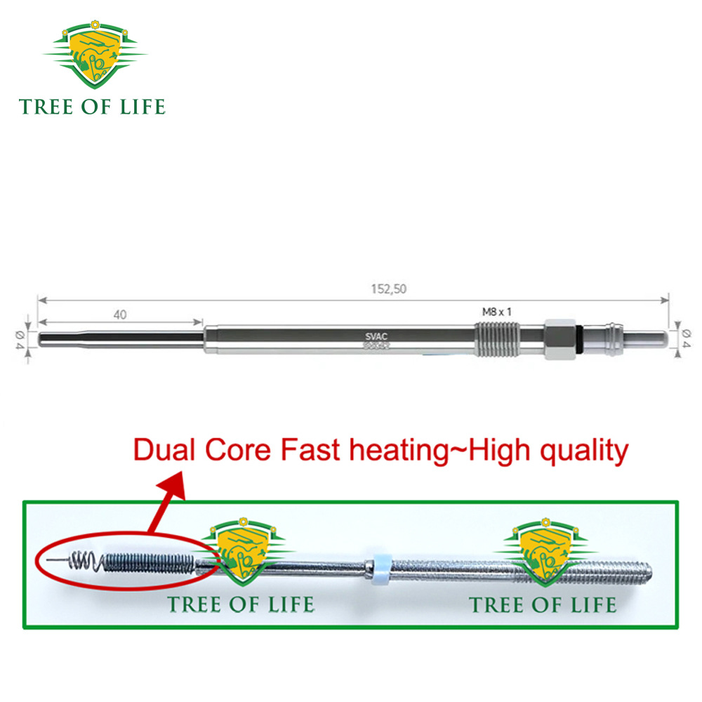 500351992,1610430080,27600323 is suitable for Fiat Ducato preheating plugs