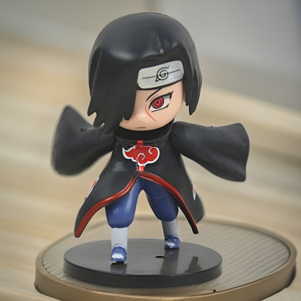 Naruto Handmade Xiao organiza muñecas de dibujos animados con tierra, modelos de juguetes, niños, estudiantes de anime de escritorio