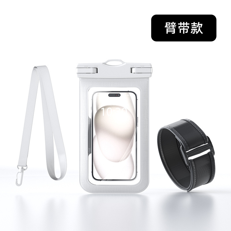 BSCI工厂手机防水袋可触屏 跑步臂包游泳防水包8级防水手机袋定制|undefined