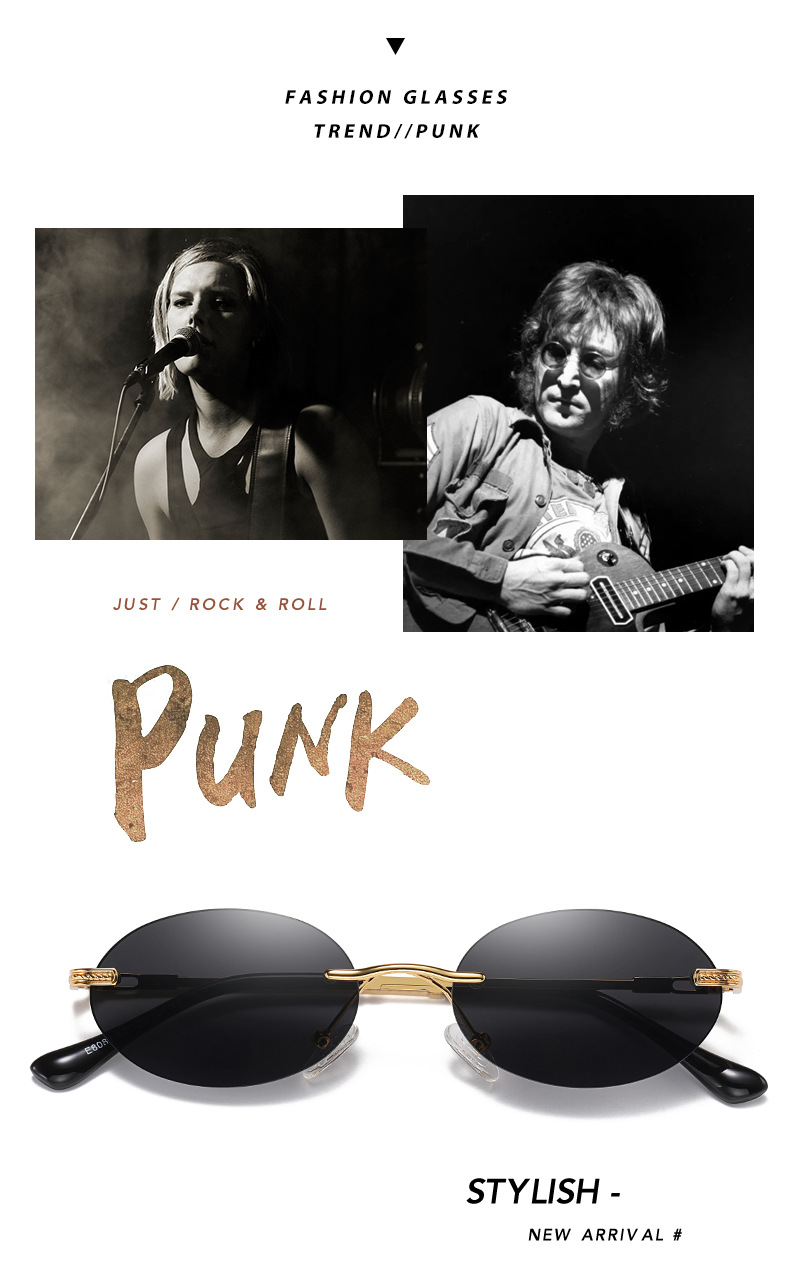 40g Weight Frameless Glasses Structure Sunglasses Classification Ac, UV400 Protection Lens Material Oval Frame Glasses Style Outdoor, Travel Occasion Solid Color Pattern All Seasons Season Unisex Gender Simple Style, Classic Style Style Simple Style Classic Style Solid Color Ac UV400 Protection Oval Frame Frameless Women's Sunglasses 1