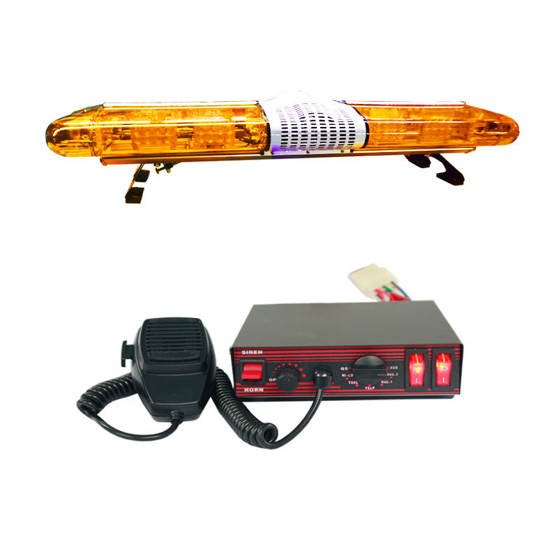LED roof warning light yellow flashing light 1.05m strobe light signal light siren horn JH200E