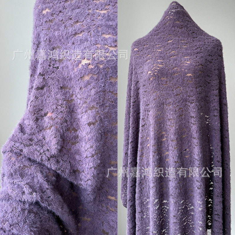 Explosión de plumas tela de encaje y encaje de terciopelo base de tela de ropa de camisa multicolor en stock