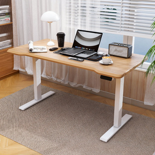 H1 Pure Solid Wood Electric Lifting Table Solid Wood Desk Home Liftable Computer Desk Study Desk Office Desk E-Sports Table