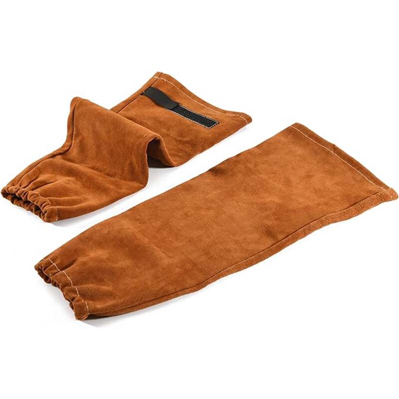 Amazon Leather Heat Insulation Welding Sleeve Protective Sleeve Anti-scalding Spark Splash Arm Welder Sleeve Protective Equipment