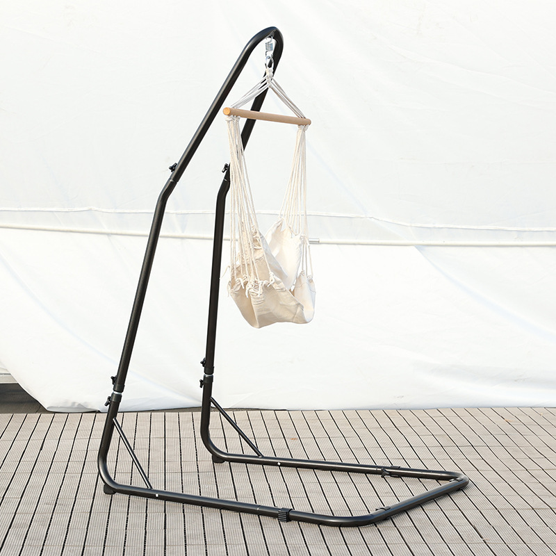 Single hanging basket hanging chair bracket indoor outdoor swing hanging rod bracket movable baby cradle bracket Single hanging basket hanging chair bracket indoor outdoor swing hanging rod bracket movable baby cradle bracket