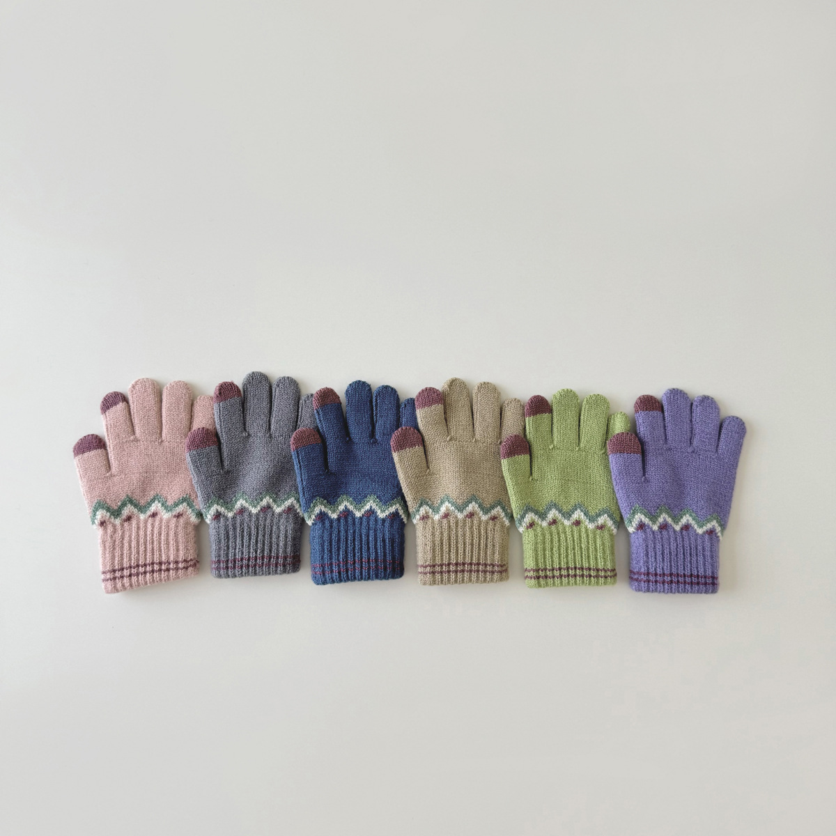 Kinder Strickhandschuhe Für Herbst Und Winter Im Vintage Design_voghion.com