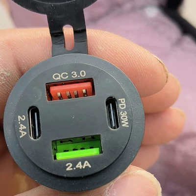 Motosiklet ləvazimatları və aksesuarları Display Modified Car Charger