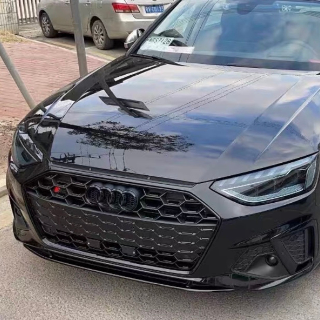 Suitable for 20-25 Models A4 Modified S4 Grille Full Starry Sky Grille Sport Front Grille Black Warrior Front Grille