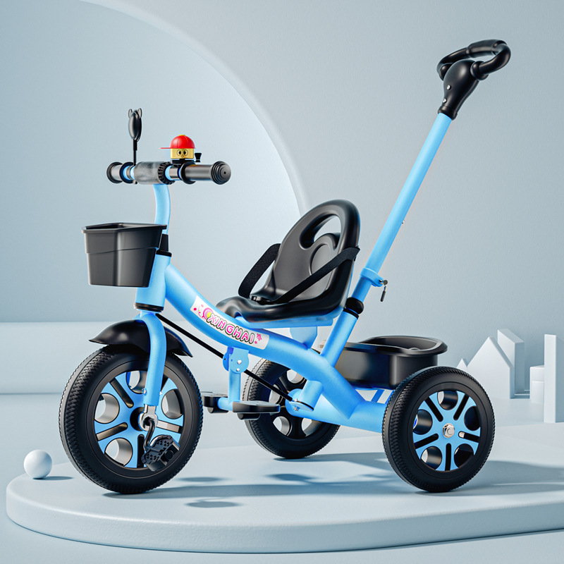 Triciclo infantil 1 - 3 - 2 - 6 años de edad, carro de bebé grande, bicicleta, carro de jardín de infantes image 18