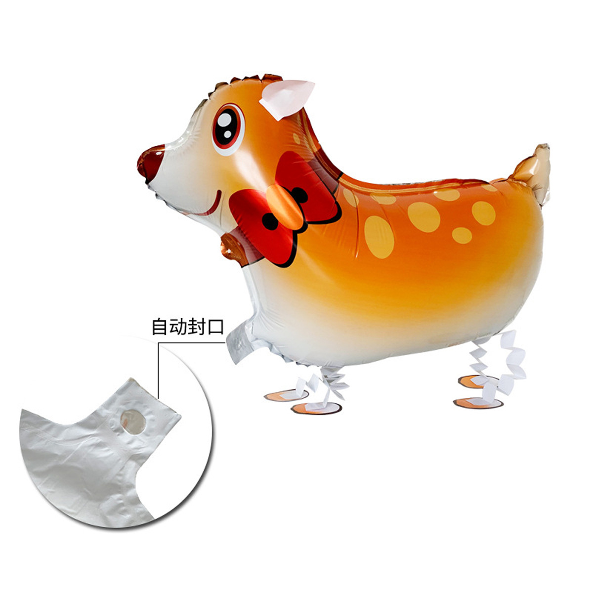 Walking animal balloon pig pig balloon cartoon unicorn walking pig pig night market stall toy balloon wholesale