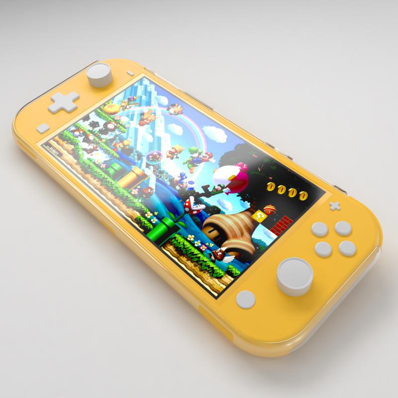 Suitable for Switch Lite Protective Case, Nintendo Game Console Half-Pack Transparent Crystal Case, Lite Integrated Hard Case Suitable for Switch Lite Protective Case, Nintendo Game Console Half-Pack Transparent Crystal Case, Lite Integrated Hard Case