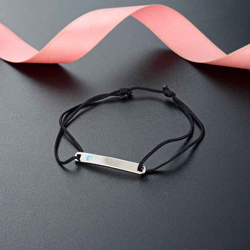 Deseo Amazon simple venta caliente S925 plata esterlina pulida placa curva diamantes de moda pareja composición pulsera para hombres y mujeres