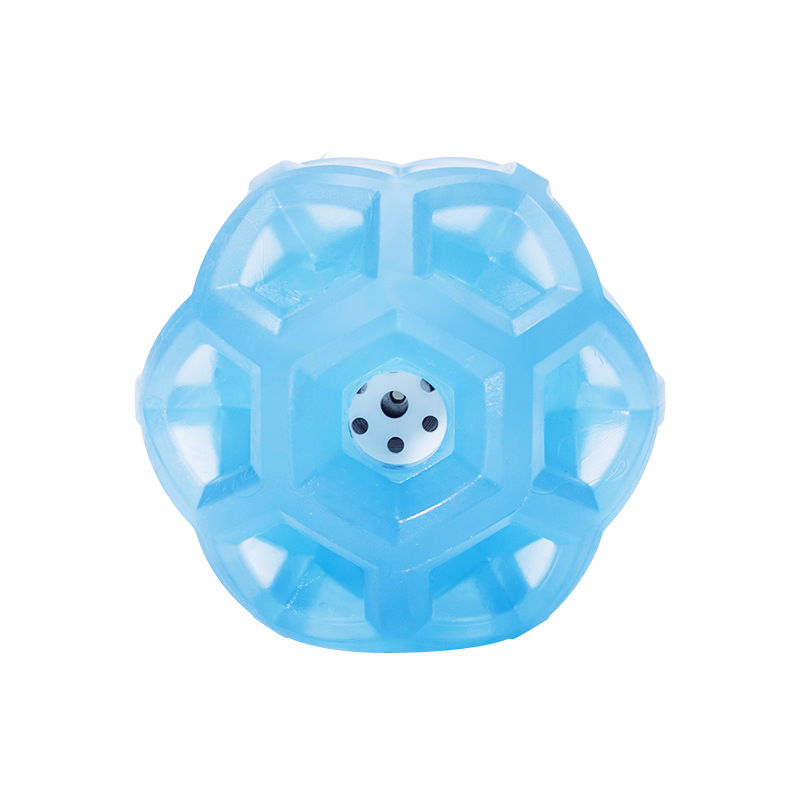 Yite suministros para mascotas nuevo TPR elástico sacudiendo la bola rodante alivio interactivo congestionado sonido resistente a los mordiscos perro de juguete