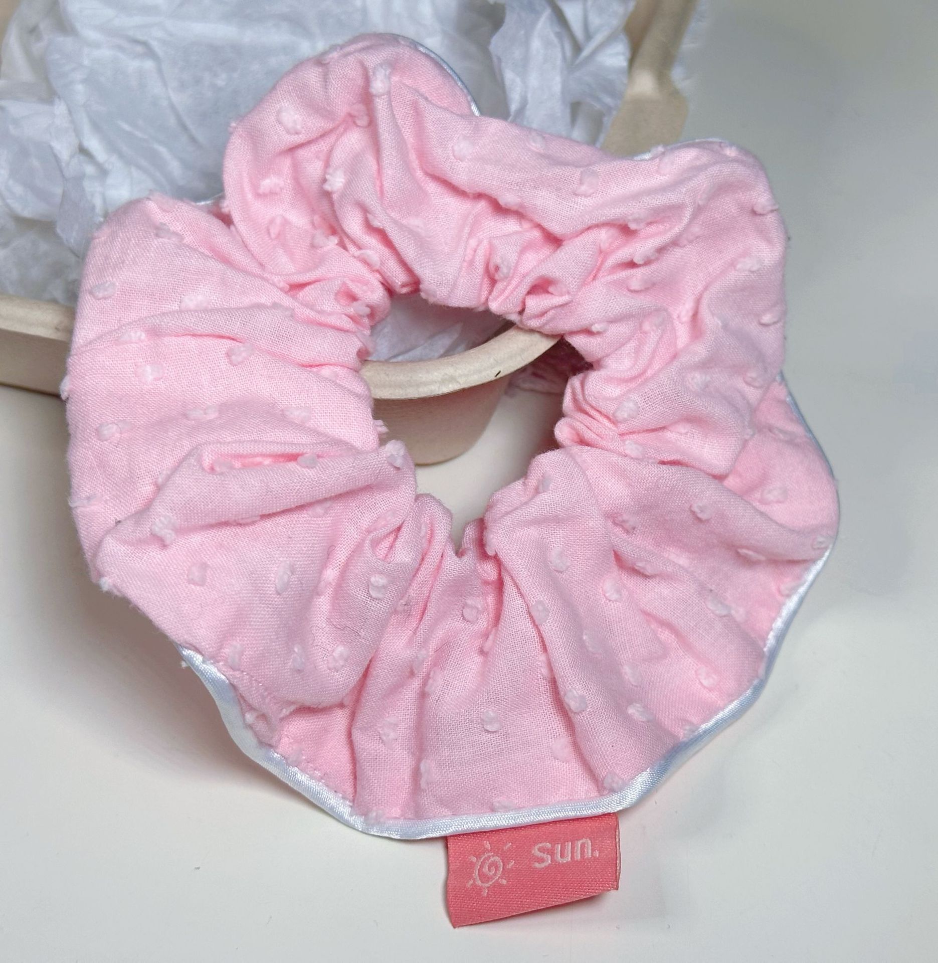 55#분홍색 대장환-분홍색 물방울 무늬