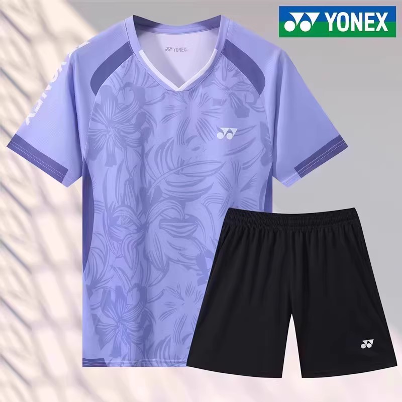 ♔ Badminton Clothing for Men and Women, Yy Quick-Dry Tennis Clothing, Sports Competition Uniforms, Group Purchase