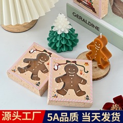ジンジャーブレッドマンの香り付きキャンドル卸売 クリスマスギフト クリスマスデザインの香り付きホームデコレーション クリスマスの雰囲気