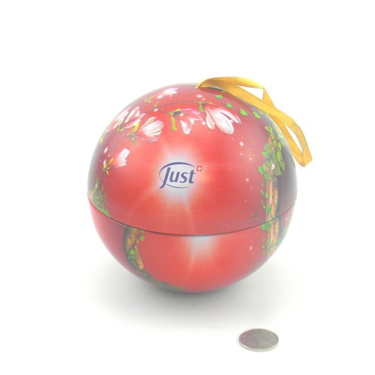 马口铁球罐  儿童礼品糖果带绳手提球罐 球形铁罐