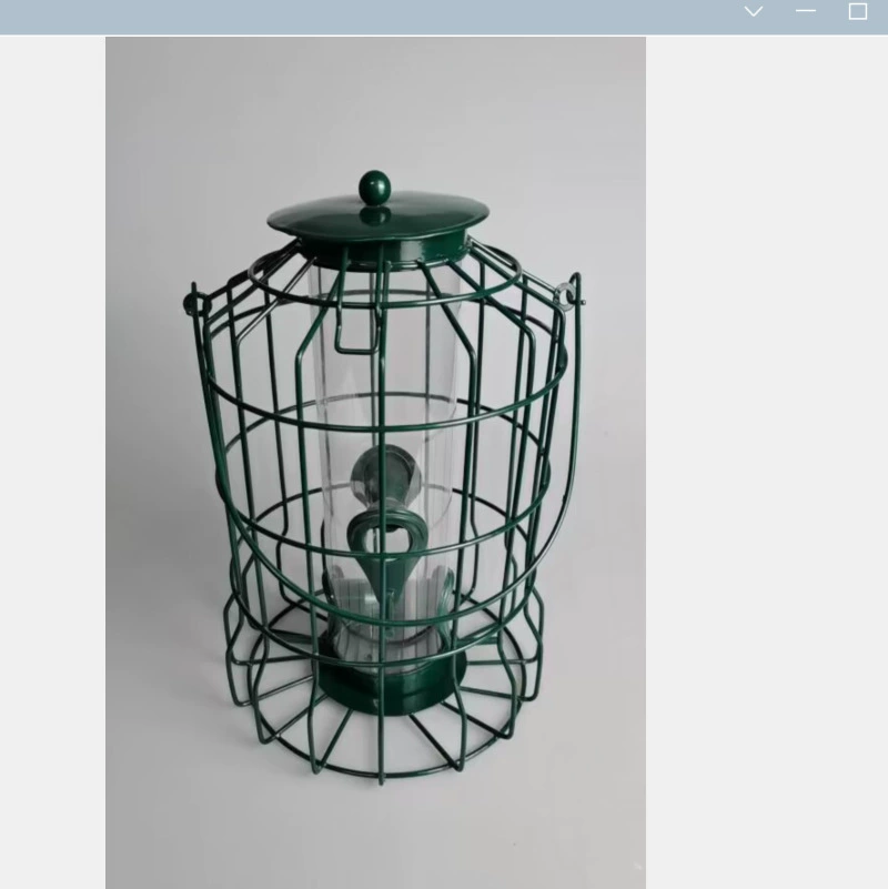 Металлический ПВХ трубчатые кормушки для птиц пиковые птицы автоматические кормушки