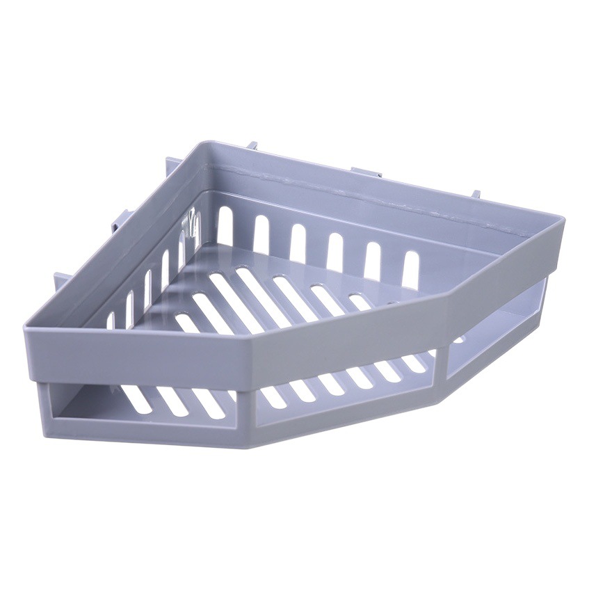 Triángulo de almacenamiento de baño rack Punch-libre esquina rack baño lavado rack baño sin fisuras pared colgando inodoro