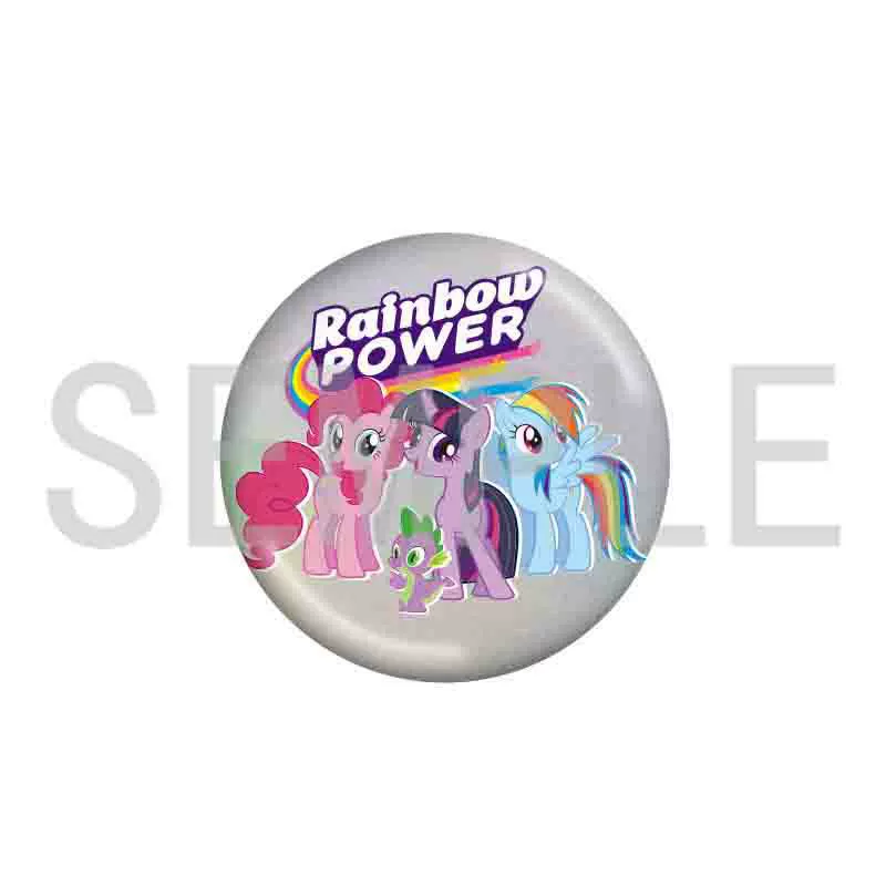 Старшая деталь Little Ma Bolly 75 Двойная вспышка Панель Значок Bad My Little Pony, Hyatt, Ziyue Yunbao Apple Jiaer