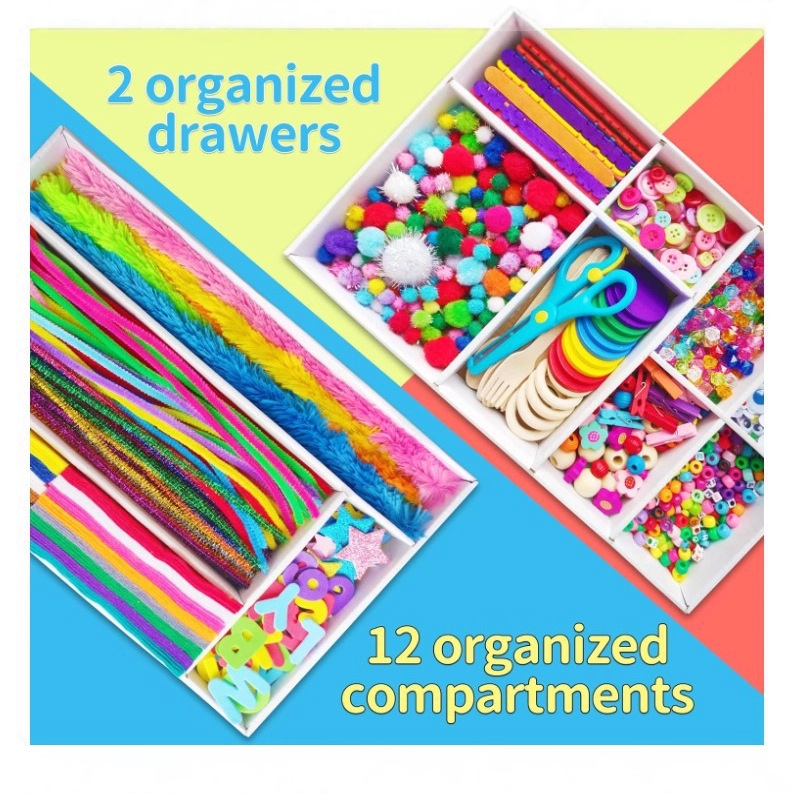 3000 Pieces Luxury Craft Box-Children's Art Handmade DIY Craft Box