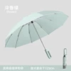 [27-inch lightweight buckle handle] Reverse umbrella☆280T cold fragrance green