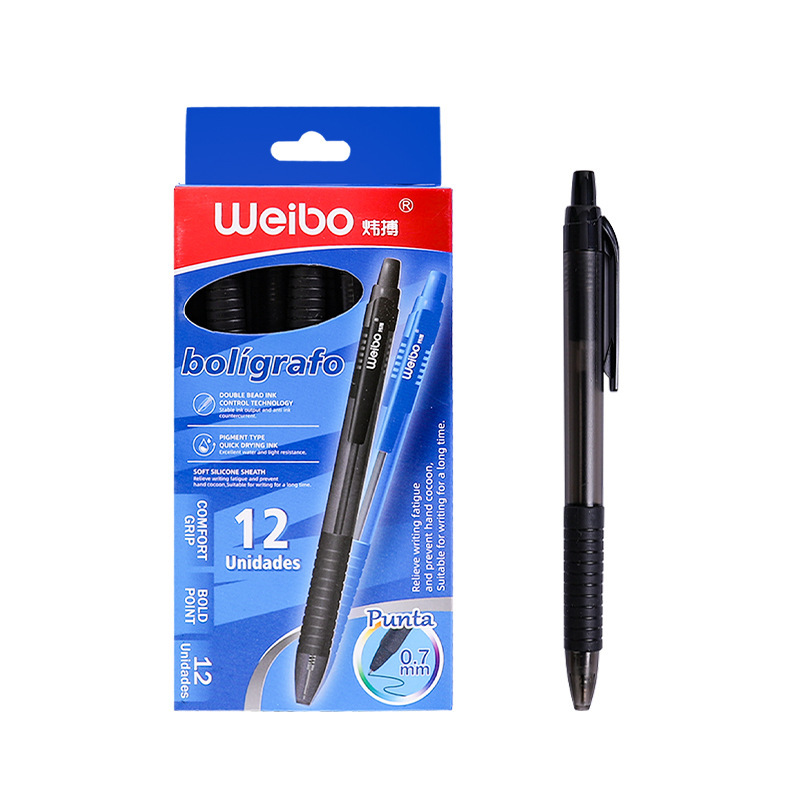 威博文具 練習用ペン 速乾性ゲルインクペン 速乾性サインペン プッシュ式STチップ 透明ペン プッシュ式 学生試験用|undefined
