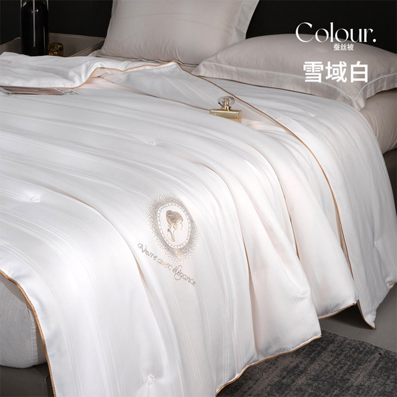 夏用掛け布団、夏用掛け布団、エアコン掛け布団、ジャガード掛け布団、厚手冬用掛け布団、桑絹掛け布団芯、シルク掛け布団ギフト|undefined